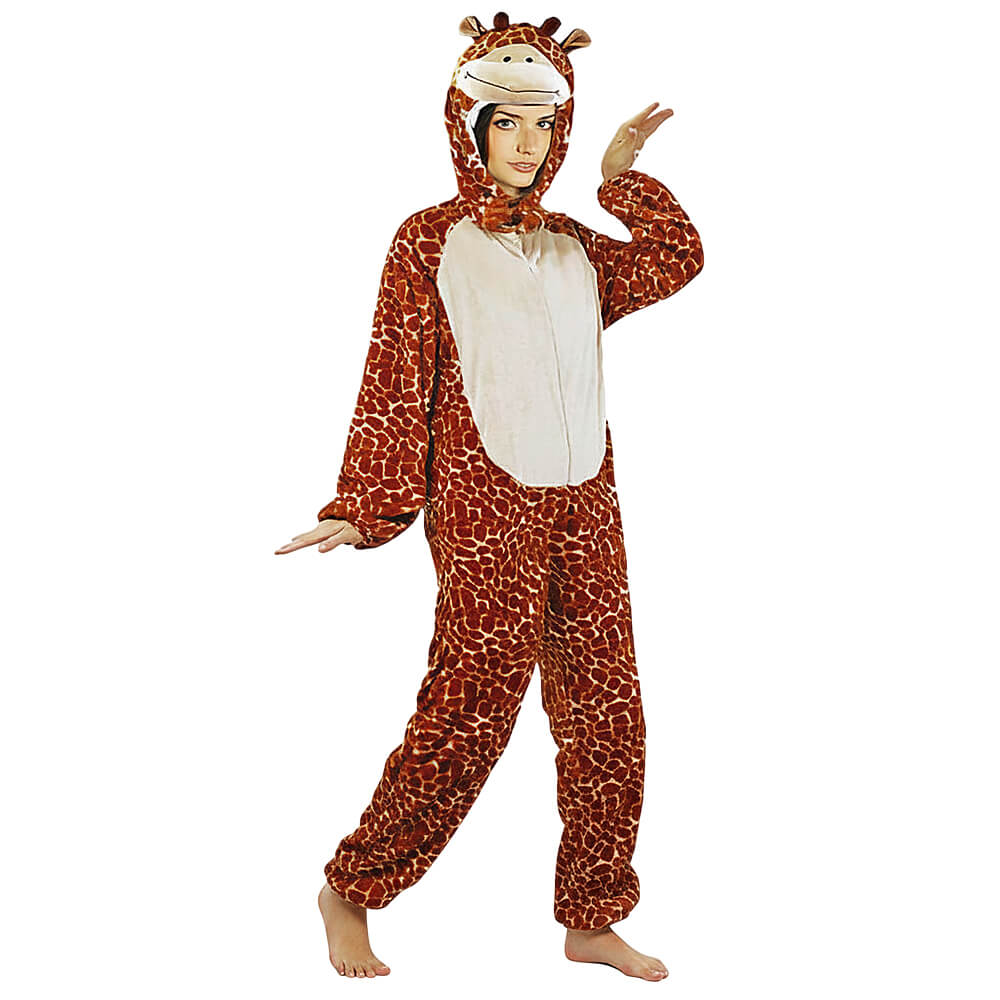 Disfraz de Jirafa Adulto Unisex – Mono con Gorro 1