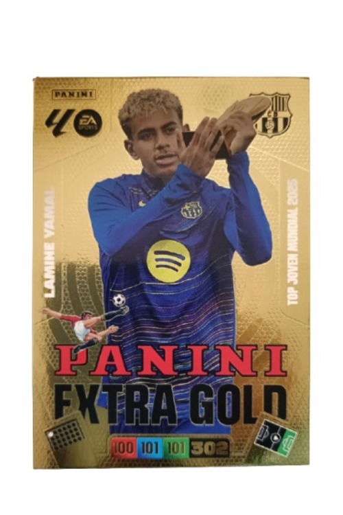 Lamine Yamal Panini Extra Gold Adrenalyn XL 2025 2026 Carta Colección Panini