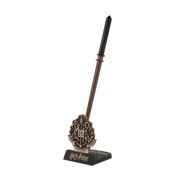 miniatura Varita Bolígrafo Harry Potter con Soporte Escudo Hogwarts de Draco Malfoy +-25cm 1