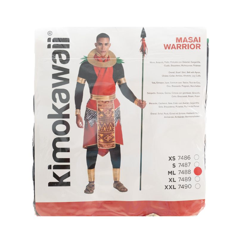 Disfraz Guerrero Masai
