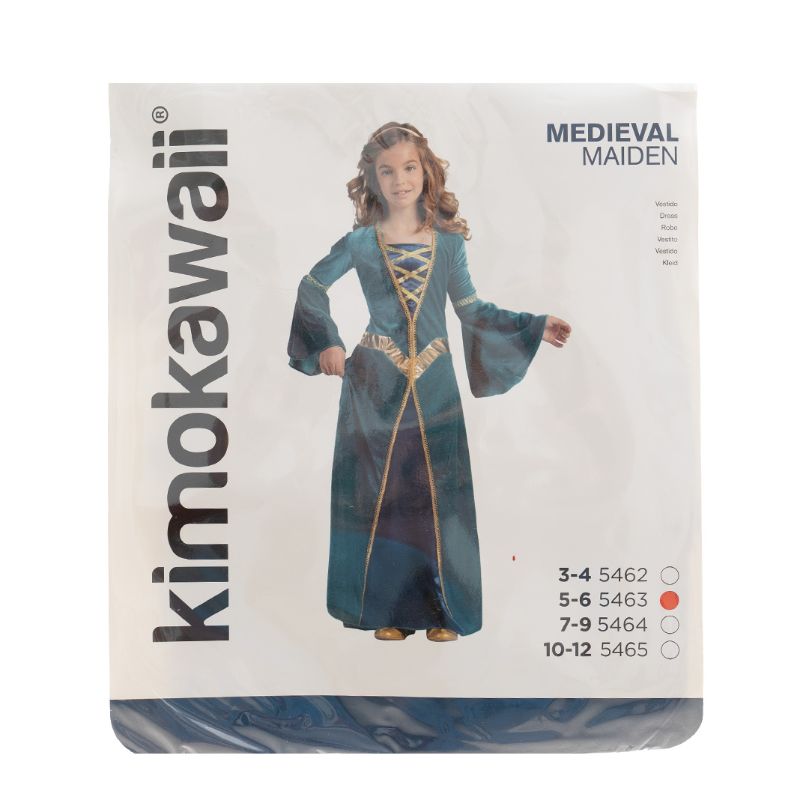 Disfraz Infantil de Princesa Medieval