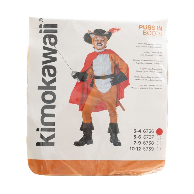 Disfraz Infantil Gato con Botas