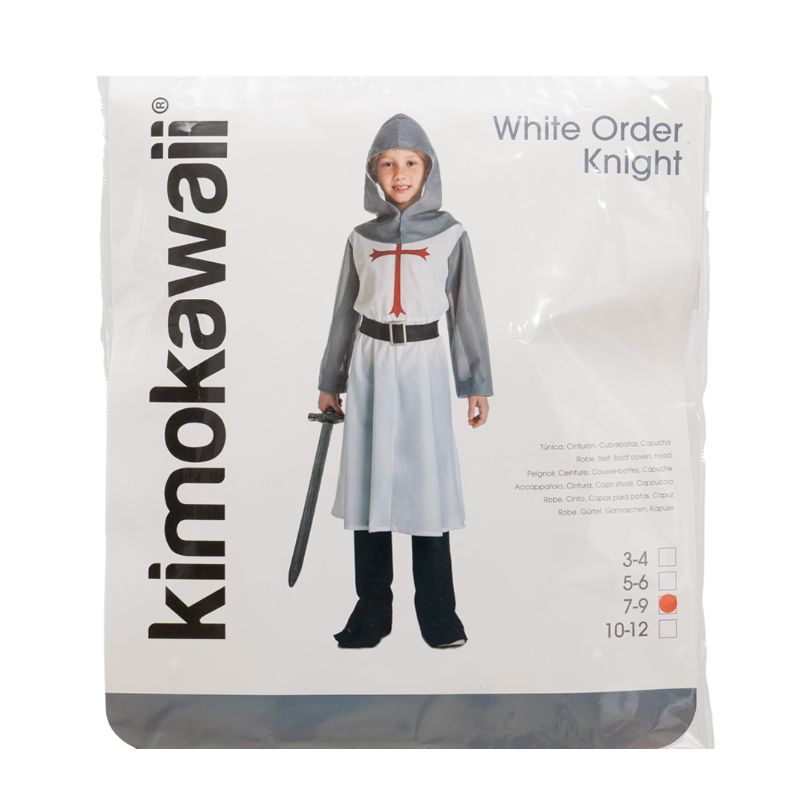 Disfraz Infantil Caballero Medieval de la Orden Blanca