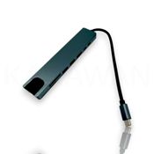 miniatura Adaptador Hub USB 8 en 1 tipo C 2