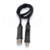 miniatura Cable USB 4 en 1 Multifuncional ZL-ZJ15 100-300 cm 2