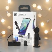 miniatura Mini Micrófono Inalámbrico para Móvil K8 Tipo C 5