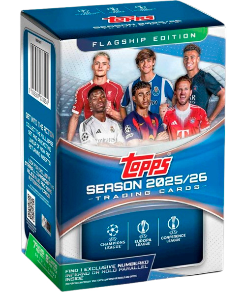 Topps UEFA Club Competitions 2025-26 Value Box Caja Cerrada 1