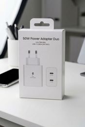 miniatura Cargador Doble 50W USB-C con Cable Alta Potencia 5A 1,8 m 4