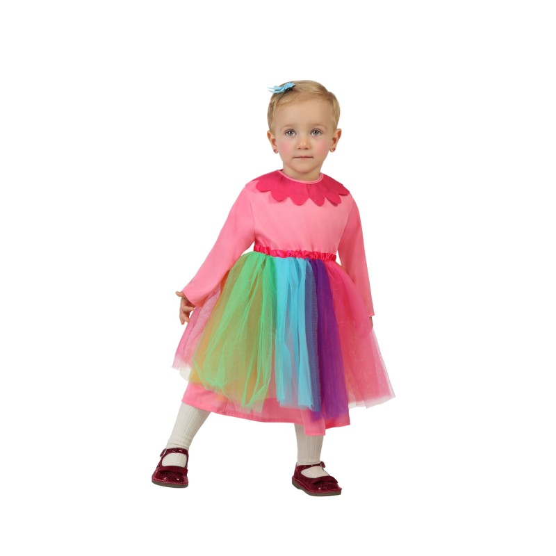 Disfraz Payasa rosa Bebé 6-12 meses 1