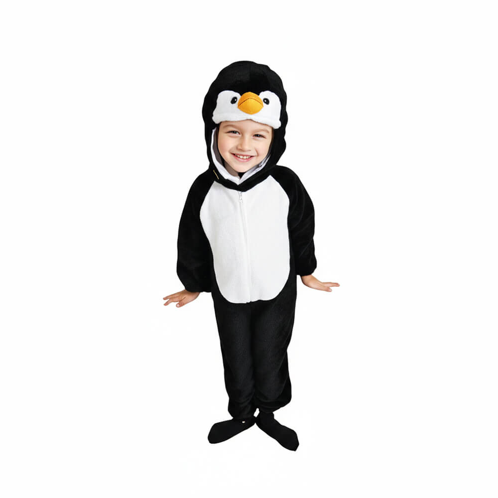 Disfraz de Pingüino Infantil – Mono Suave con Gorro 1