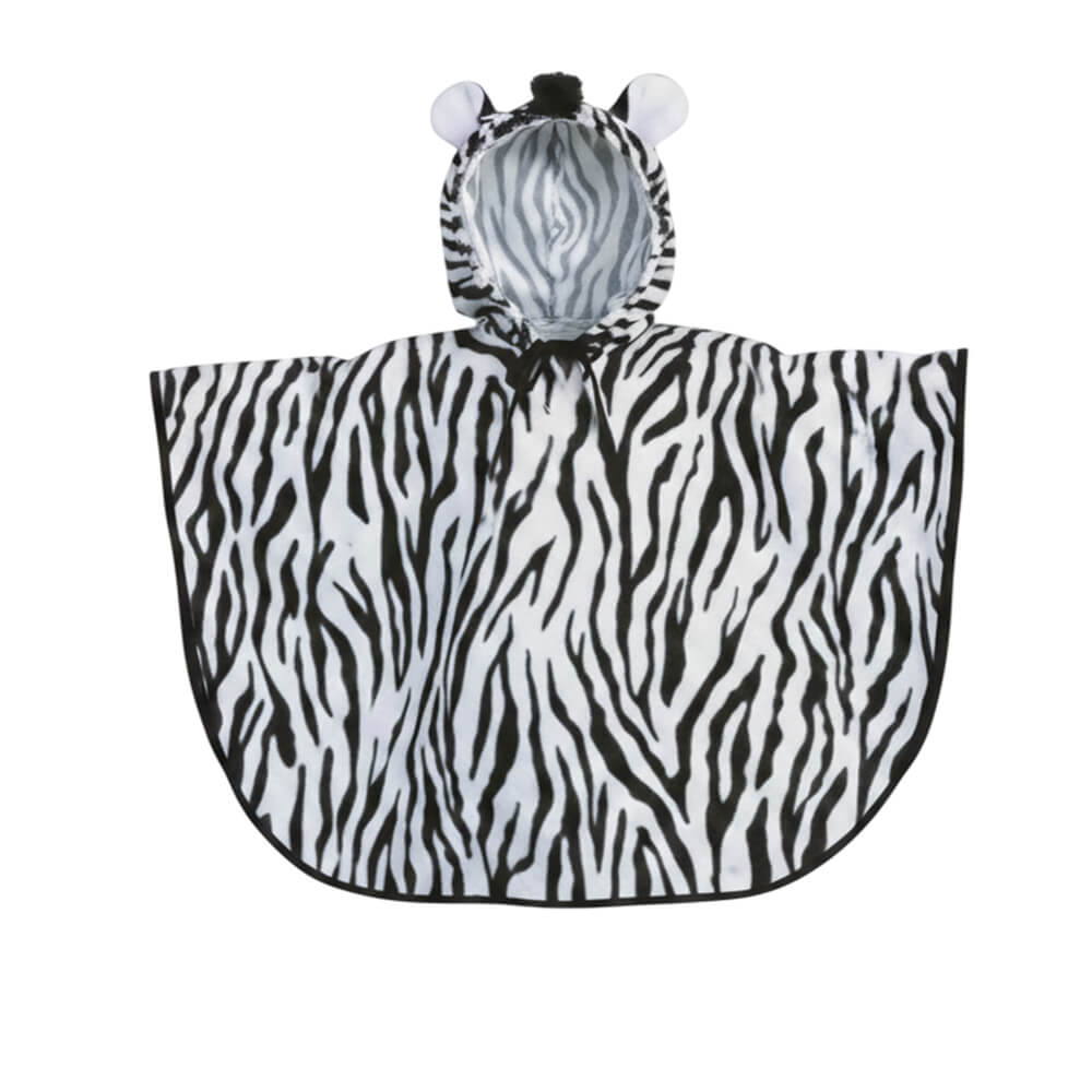 Disfraz de Cebra para Bebé – Capa con Capucha Suave 1