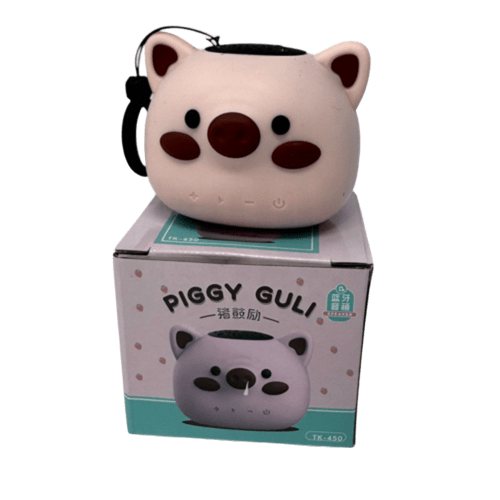 Altavoz Inalámbrico Pequeño Portátil con Diseño y Conectividad Bluetooth - Cerdo 1