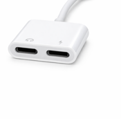 miniatura Adaptador Dual Lightning Audio y Carga Simultánea 2