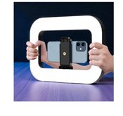 miniatura Aro de Luz LED RGB Cuadrado Profesional con Trípode Ajustable 3