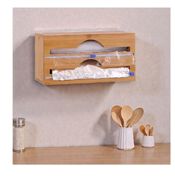 miniatura Dispensador Doble de Bambú con Cortador 3