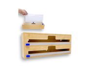 miniatura Dispensador Doble de Bambú con Cortador 2