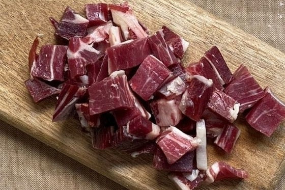 Taquitos de jamón ibérico a 50 €\kg