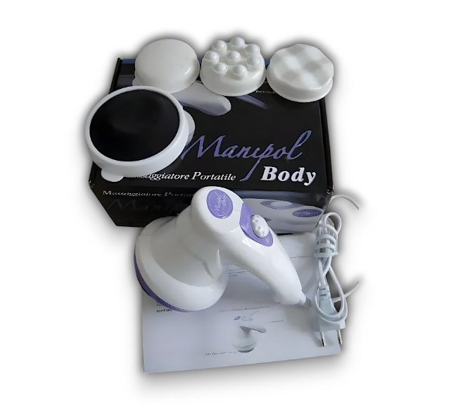 Masajeador Personal Manipol Body 25W con Múltiples Cabezales 1