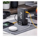 miniatura Estación de Carga de Escritorio con 8 Puertos USB 4