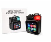 miniatura Altavoz inalámbrico metálico con pantalla 2
