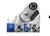 miniatura Cámara Deportiva Portátil 4K Wifi Imán y Clip Giratorio 2