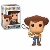 miniatura Funko Pop Disney Toy Story 4 Sheriff Woody con El Lazo 522 1