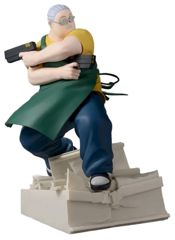 miniatura Figura Sega Taro Sakamoto Disparando 21cm 1