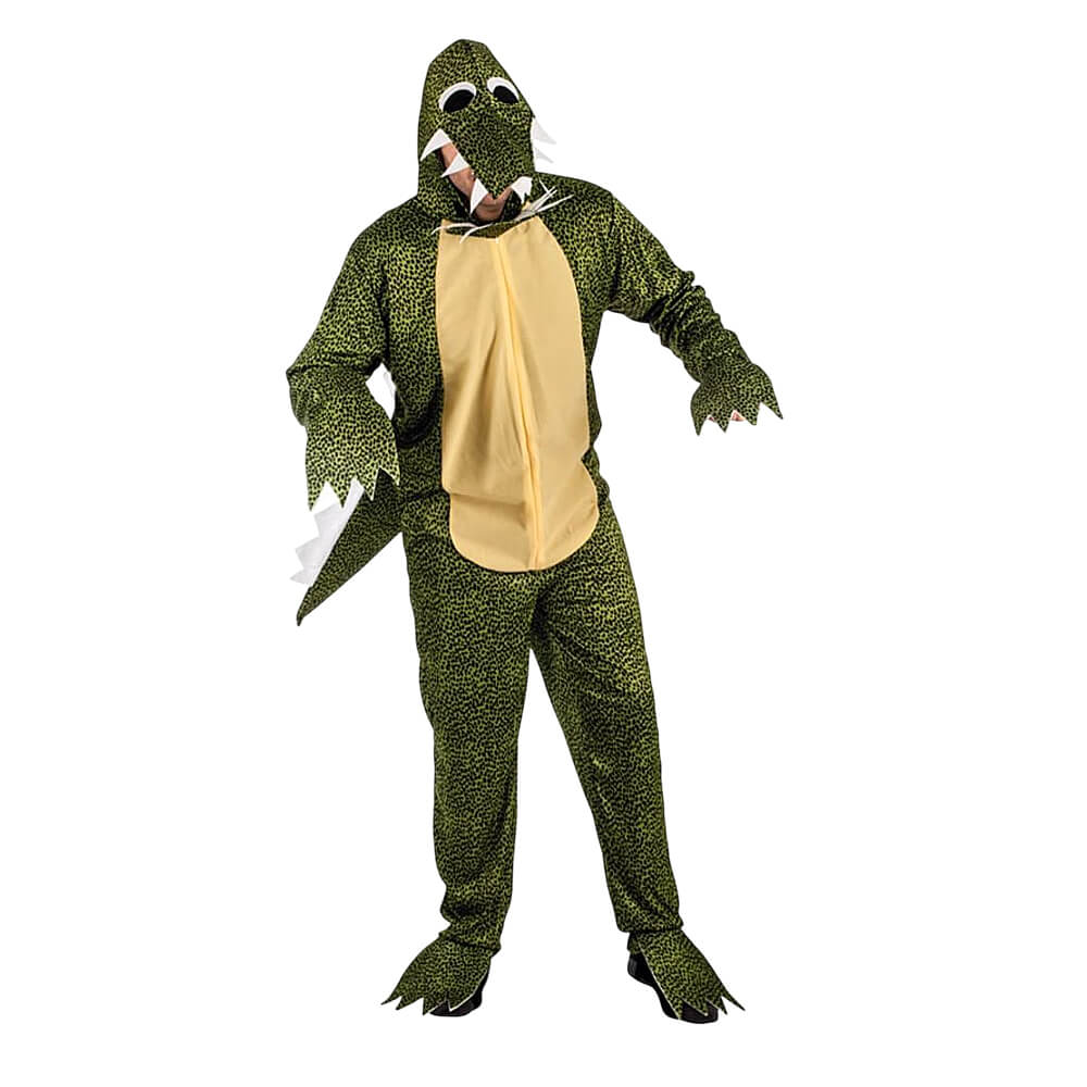 Disfraz de Cocodrilo o Dinosaurio Adulto – Mono Completo 1
