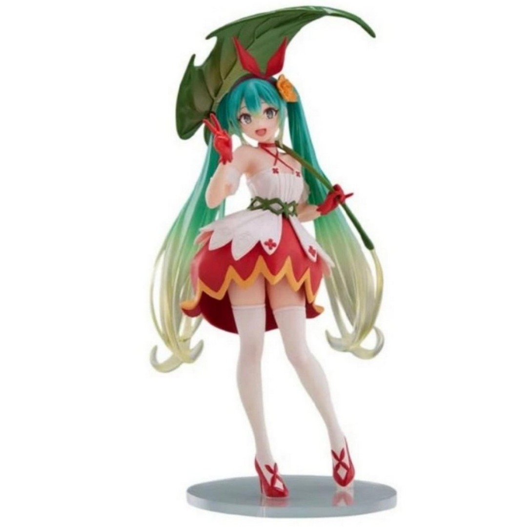 Figura Estatua PVC Hatsune Miku Wonderland Pulgarcita Thumbelina 18cm 1
