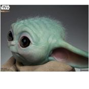 miniatura Figura Estatua Sideshow The Mandalorian Baby Yoda El Niño Grogu a Tamaño Real 4