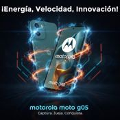miniatura Smartphone Motorola G05 Cámara 50MP 256GB 4GB RAM y Gran Batería 3