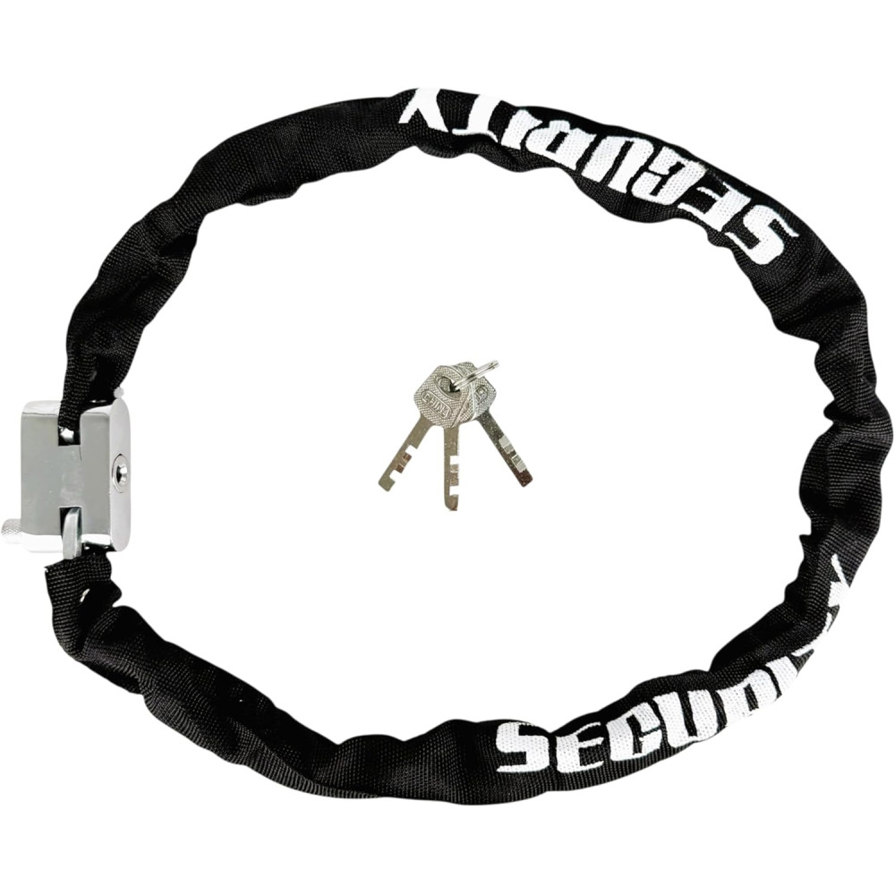 Coshano Cadena de 1m blindada forrada en tela y con Candado