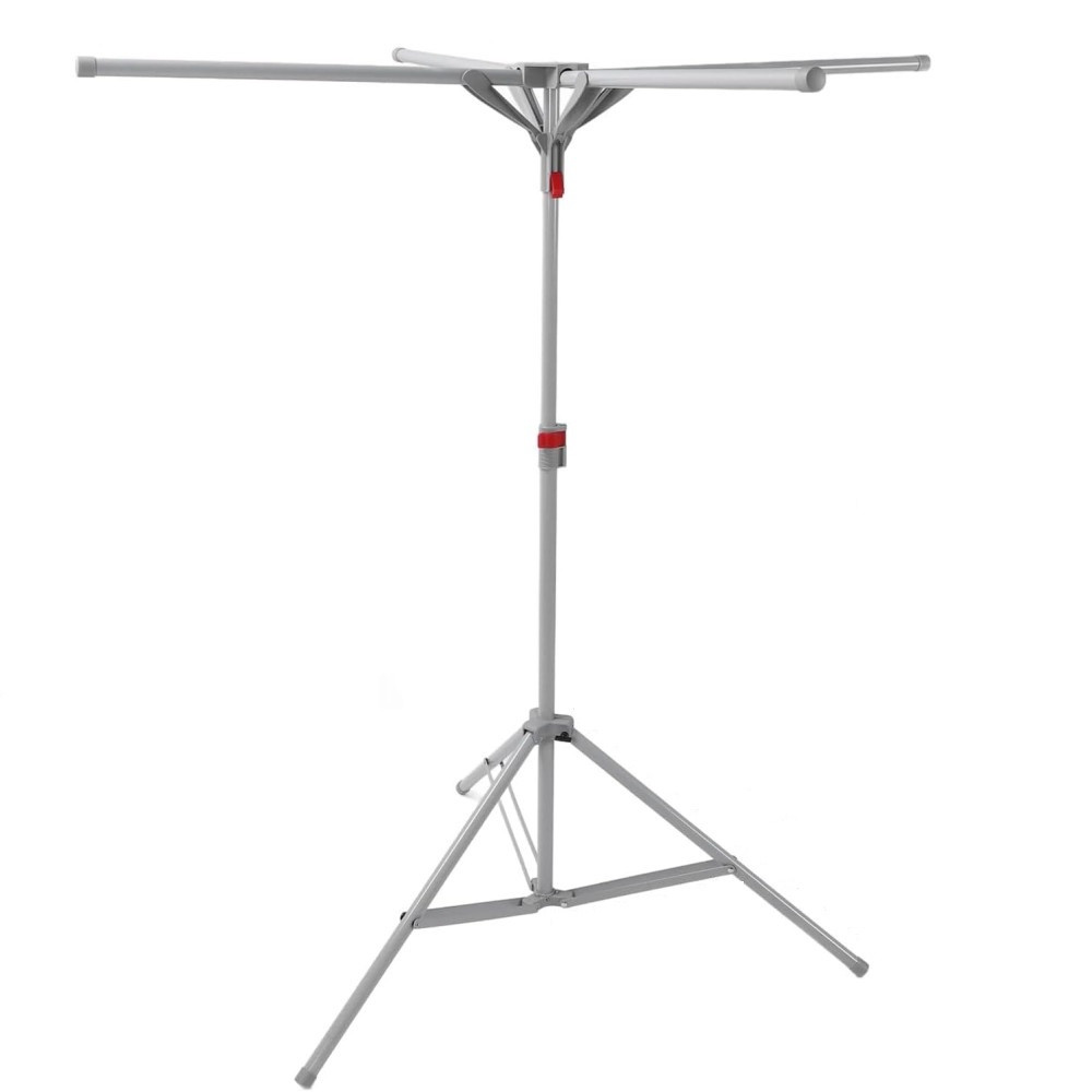 Tendedero Perchero Portátil Plegable y Altura Extensible de 130 a 180cm