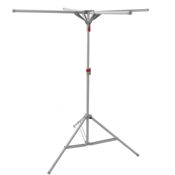 miniatura Tendedero Perchero Portátil Plegable y Altura Extensible de 130 a 180cm