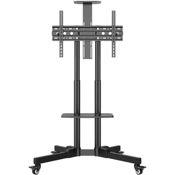 miniatura Soporte móvil de Suelo para TV 32" a 70" Planas y Curvas VESA 100x100 a 600x400