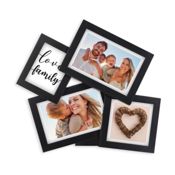 miniatura Marco de Fotos múltiple con Vidrio para Pared y Mesa 4 fotografías 32x30cm