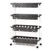 miniatura Carrito verdulero Slim con 4 Niveles y Ruedas