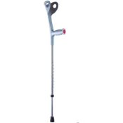 miniatura Bastón Muleta al Codo Telescópica Antideslizante de Aluminio y PVC