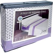 miniatura Juego de Sábanas Coral Jara 3 Piezas 200g/m²