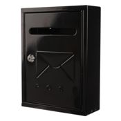 miniatura Buzón Metálico de Pared para Exterior o Interior con Llave 26x20x8cm