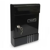 miniatura Buzón de Pared Exterior o Interior Metálico con Llaves Tacos y Tornillos