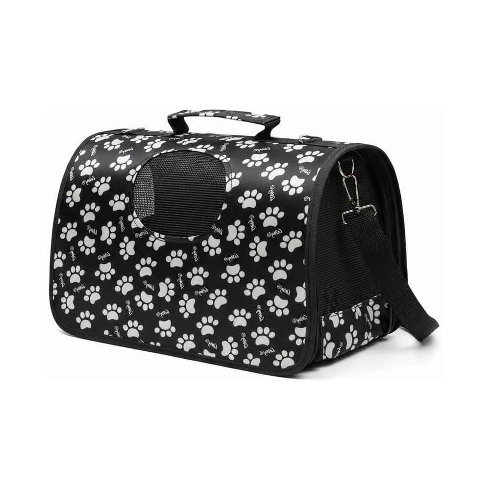 Transportín para Mascota con Cremallera Huellas