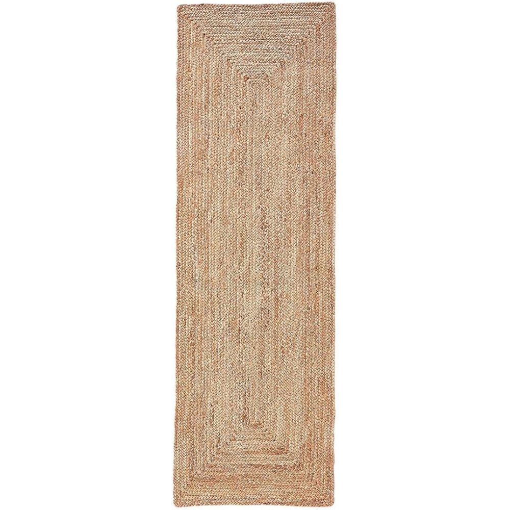 Alfombra Yute Natural Trenzada a Mano Rectangular