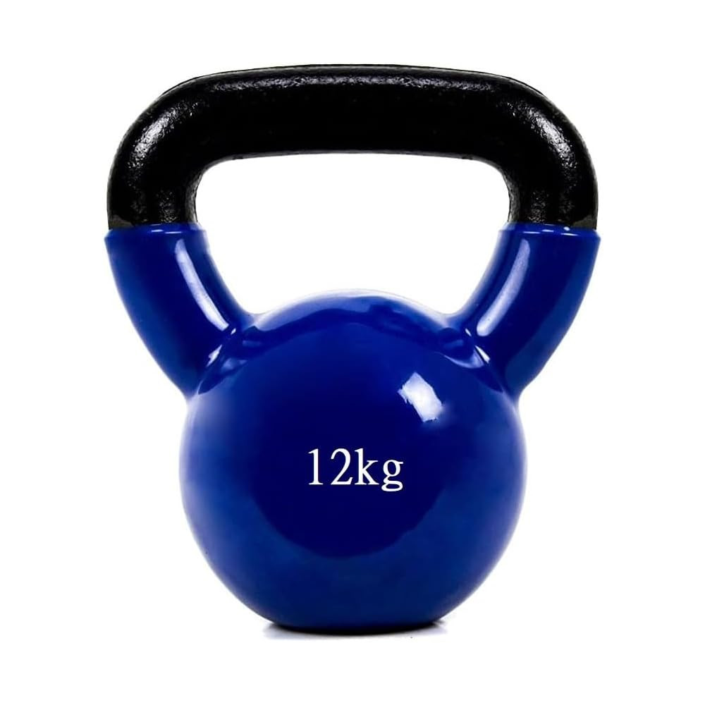 Pesa Rusa Kettlebell Revestimiento de vinilo Mango Antideslizante 12kg