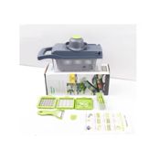 miniatura Cortador de Verdura Manual 14 en 1 Cuchillas de Acero Inoxidable 2