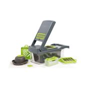 miniatura Cortador de Verdura Manual 14 en 1 Cuchillas de Acero Inoxidable 1