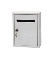 miniatura Buzón de pared Metal Blanco 1