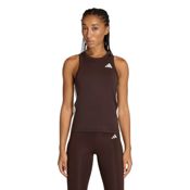 miniatura Imagen CAMISETA ADIDAS ESSENTIALS WE 3 STRIPES TK MARRON CACAO BLANCAS KC2971 TIRANTES MUJER