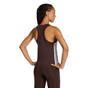 miniatura Imagen CAMISETA ADIDAS ESSENTIALS WE 3 STRIPES TK MARRON CACAO BLANCAS KC2971 TIRANTES MUJER