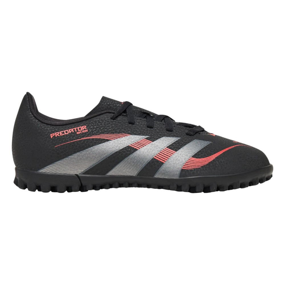 Imagen ZAPATILLAS ADIDAS COPA PREDATOR CLUB TURF NEGRO GRIS SILVER ID3807 NIÑO FUTBOL CESPED ARTIFICIAL